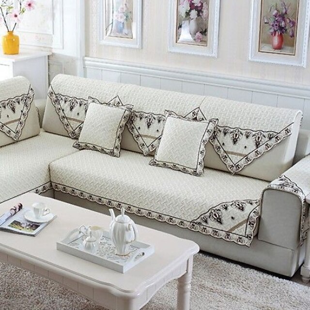  Sofa Cushion Geometric Reactive Print Cotton / Polyester Slipcovers
