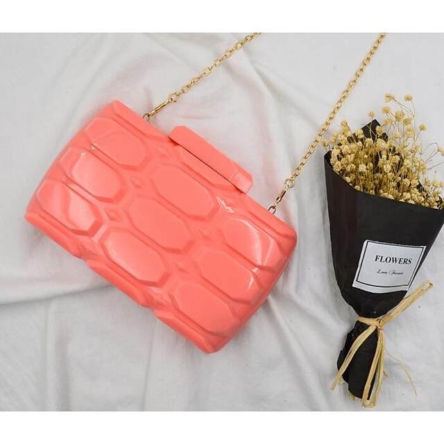 Mujer Bolsos Acrílico Bolso de Mano Botones para Evento / Fiesta Negro /  Rojo / Rosa 6680040 2022 – $27.74