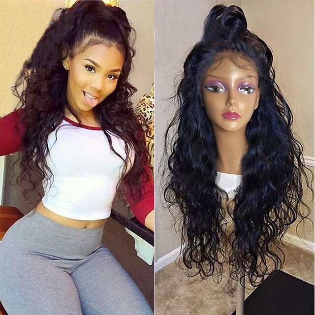  Synthetic Lace Front Wig Curly Minaj Layered Haircut Lace Front Wig Burgundy Long Natural Black Black / Brown Burgundy#530 Synthetic Hair Women's with Baby Hair Heat Resistant Natural Hairline Black