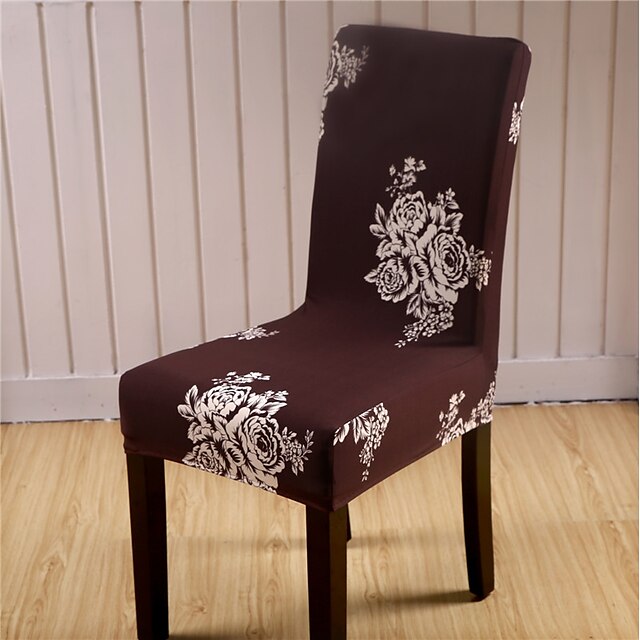  Chair Cover Dining Chair Slipcover Super Fit Stretch Removable Washable Short Dining Chair Protector Cover Seat Slipcover for Hotel/Dining Room/Ceremony/Banquet Wedding Party
