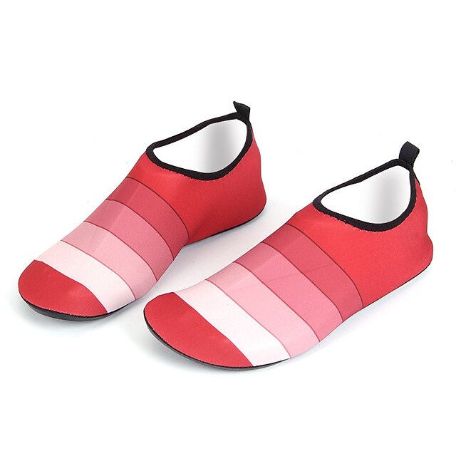  Homens Mulheres Sapatos para Água Estampado Anti-Escorregar Suavidade Descalço Ioga Mergulho Snorkeling Água - para Adulto