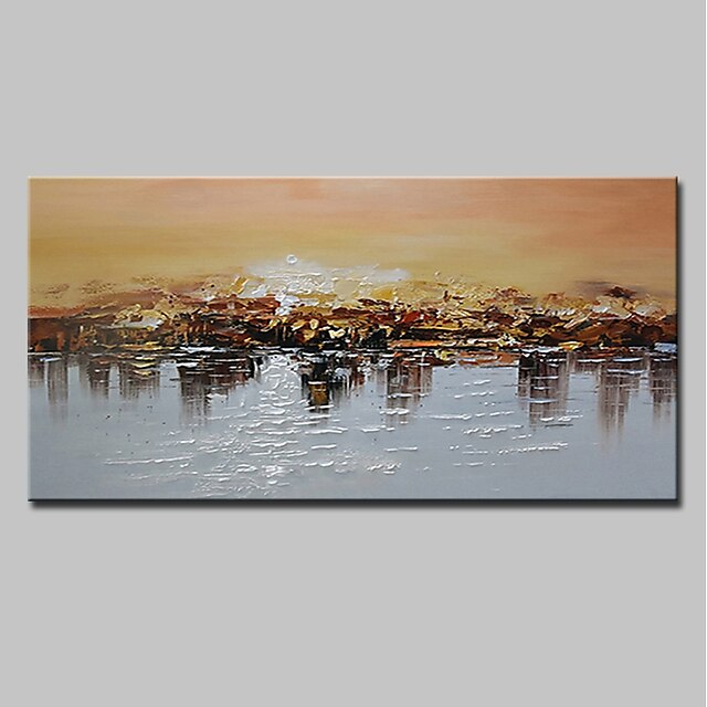  Oil Painting Hand Painted - Abstract Landscape Modern Canvas
