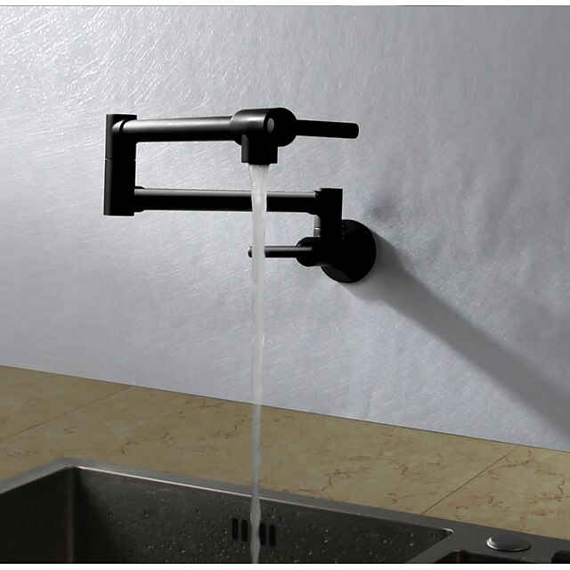  Armatur für die Küche - Zwei Griffe Ein Loch Lackierte Oberflächen Pot Filler Wandmontage Moderne Kitchen Taps