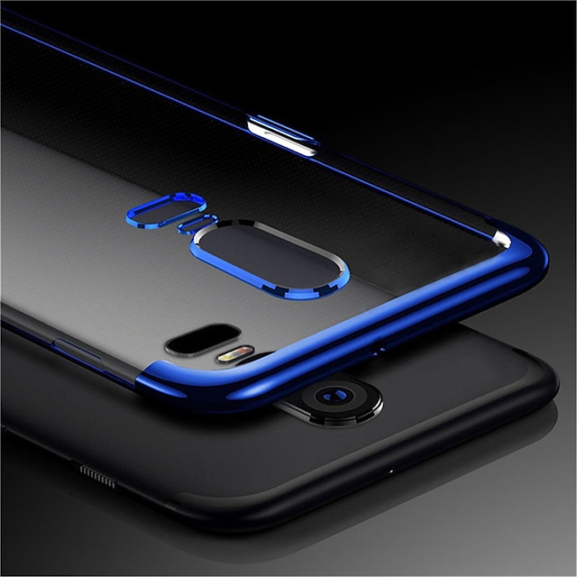  Case For OnePlus OnePlus 5T / OnePlus 6 Transparent Back Cover Solid Colored Soft TPU