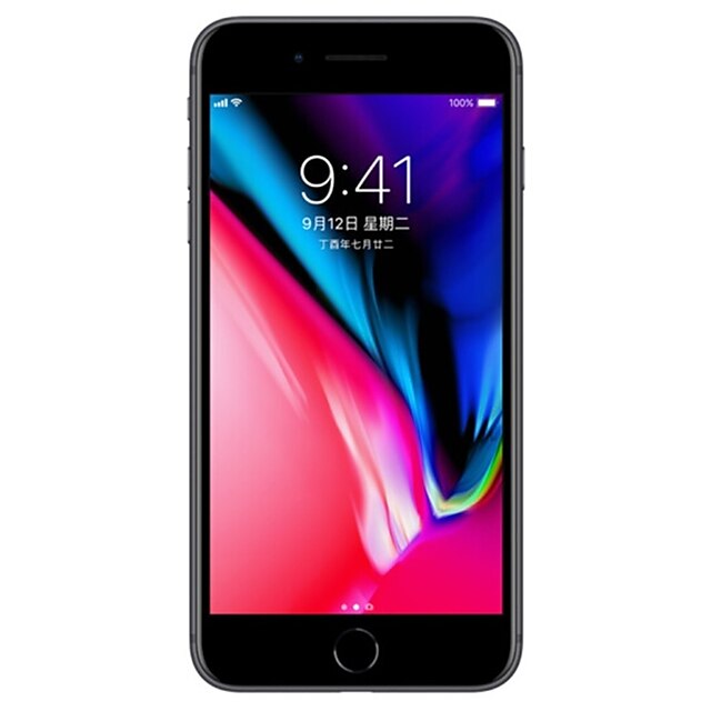  Apple iPhone 8 A1863 4.7 אִינְטשׁ 64GB טלפון חכם 4G - משופץ(שחור) / 12