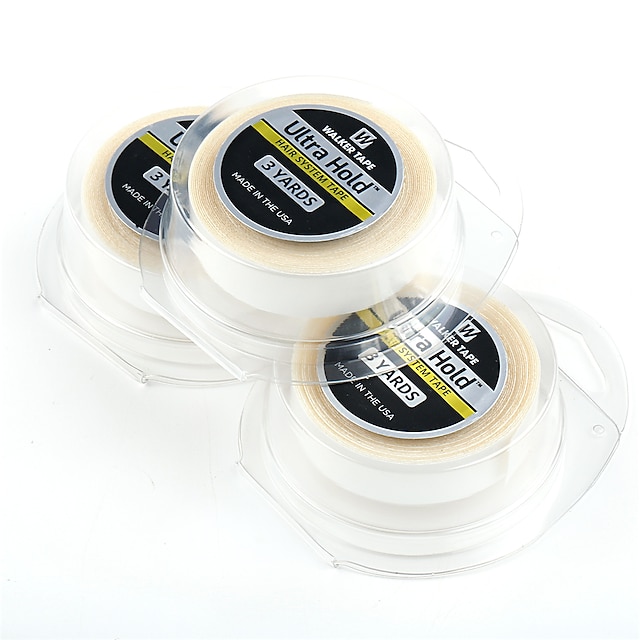 Acessórios Para Peruca Keratine Peruca Adhesive Glue Fitas Adesivas 1 pcs Diário Clássico Preto