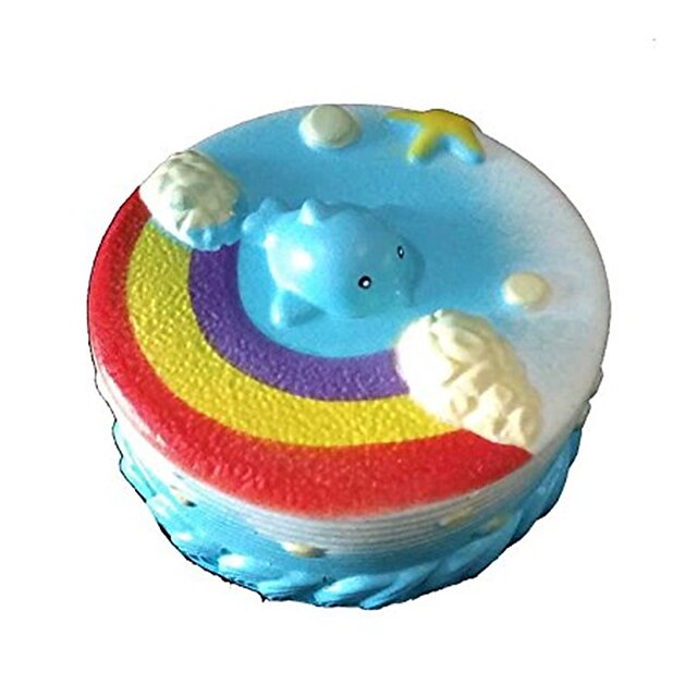  Squishy Spielzeug Knautsch-Spielzeug Jumbo Squishies Zum Stress-Abbau 1 pcs Kuchen Für Kinder Erwachsene Jungen Mädchen Geschenk Partybevorzugung / 14 Jahre & mehr
