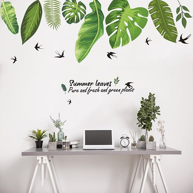  Decorative Wall Stickers - Plane Wall Stickers Animals / Floral / Botanical Living Room / Bedroom / Bathroom