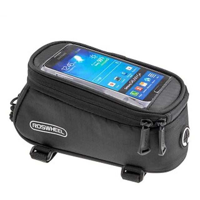  ROSWHEEL Mobilní telefon Bag Brašna na rám 5.3 inch Dotyková obrazovka Voděodolný Cyklistika pro iPhone 8/7/6S/6 Cyklistika / Kolo / Voděodolný zip