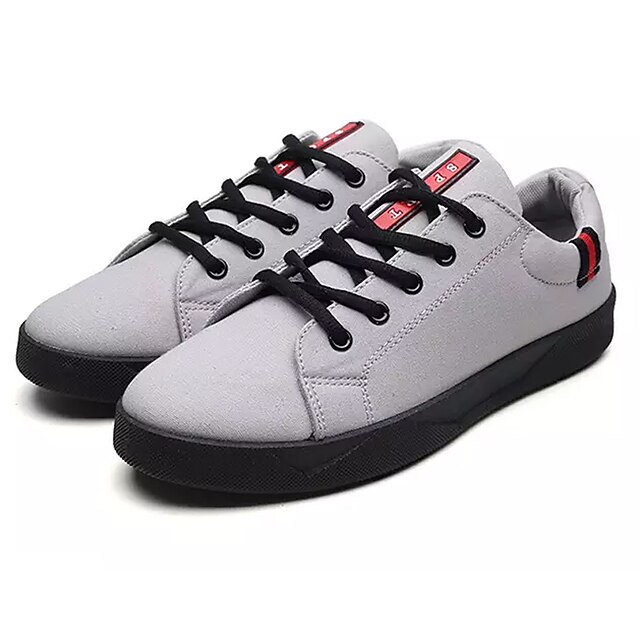  Men's Suede Fall Comfort Sneakers Black / Gray / Red / Outdoor