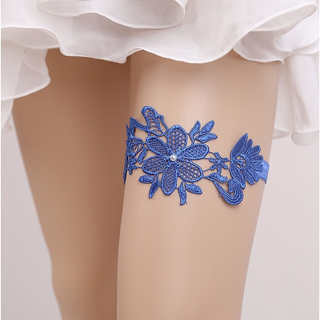  Lace Classic Jewelry / Vintage Style Wedding Garter With Gore Garters Wedding / Party & Evening