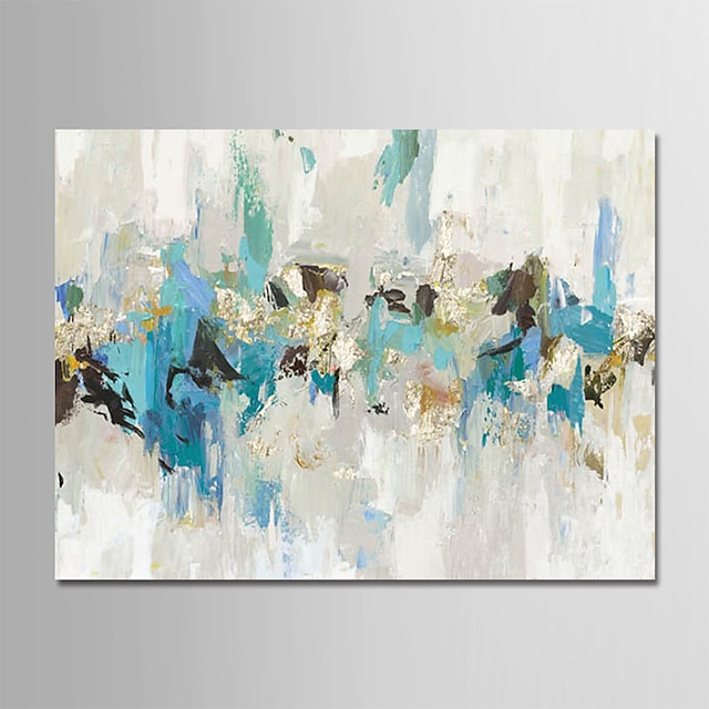  Hang-Painted öljymaalaus Maalattu - Abstrakti Moderni Ilman Inner Frame / Valssatut kankaat