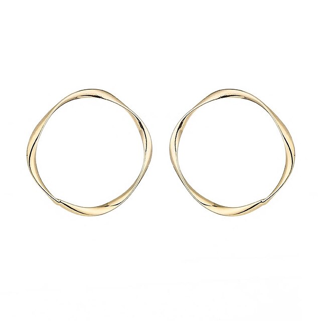  Women's Stud Earrings Huggie Earrings Ladies Bohemian Boho Earrings Jewelry Gold For Gift Prom Promise 1 Pair