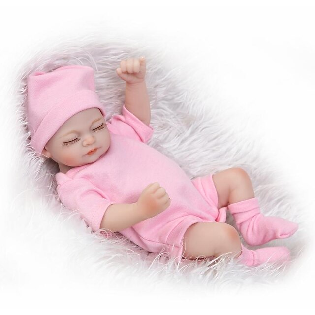  NPKCOLLECTION 12 inch NPK DOLL Reborn Doll Girl Doll Baby Baby Girl Newborn lifelike Cute Child Safe Small Full Body Silicone with Clothes and Accessories for Girls' Birthday and Festival Gifts