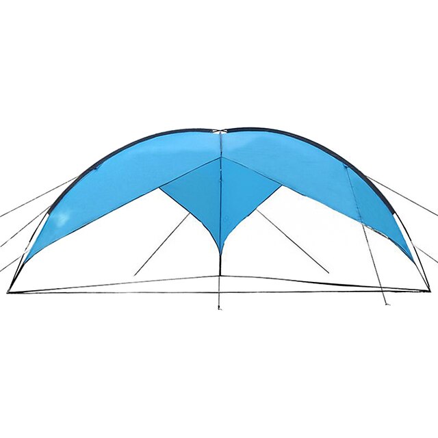  Sheng yuan 7 person  Outdoor Shelter & Tarp Beach Tent Waterproof Snowproof UV Protection Poled Dome Camping Tent  for Canvas 480*480*200 cm
