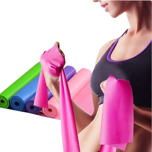  Stræk- og modstandsbånd 1 pcs Sport Emulsion Yoga Fitness Gym træning Strækkende Styrketræning Fysisk terapi Til Hjem Kontor
