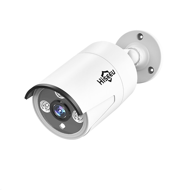  Hiseeu® HD POE 3.0MP 3.6MM Lens IR-Cult Filter IP security cameras Mini IP66 Waterproof Outdoor Network Day&Night P2P Motion Detection Support Onvif 2.0 IP Cameras