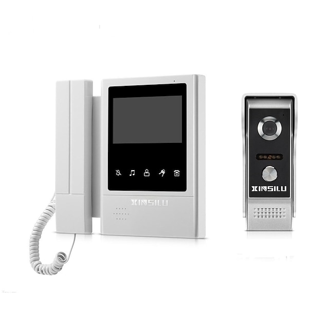  XINSILU® XSL-V43E168 Wired 4.3 inch Telephone / Hands-free 480*272 Pixel One to One Video Doorphone