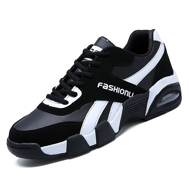  Men's Comfort Shoes Mesh Summer Athletic Shoes Walking Shoes Color Block Black / White / Black / Red / Black / Blue