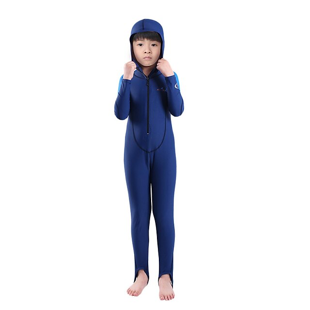  Dive&Sail Boys' Rash Guard Dive Skin Suit Diving Suit SPF50 UV Sun Protection Quick Dry Full Body Front Zip - Diving Surfing Snorkeling