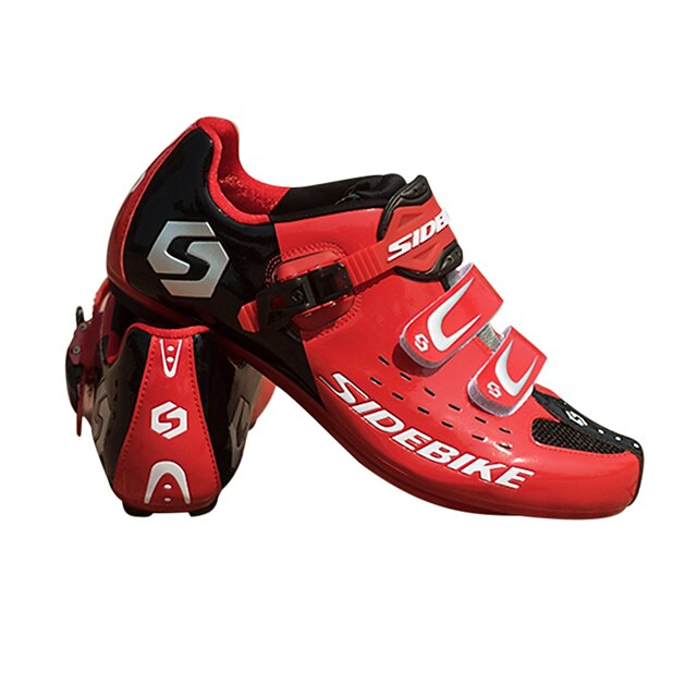 SIDEBIKE Men's Cycling Shoes,Breathable Cushioning Road Bike Shoes with