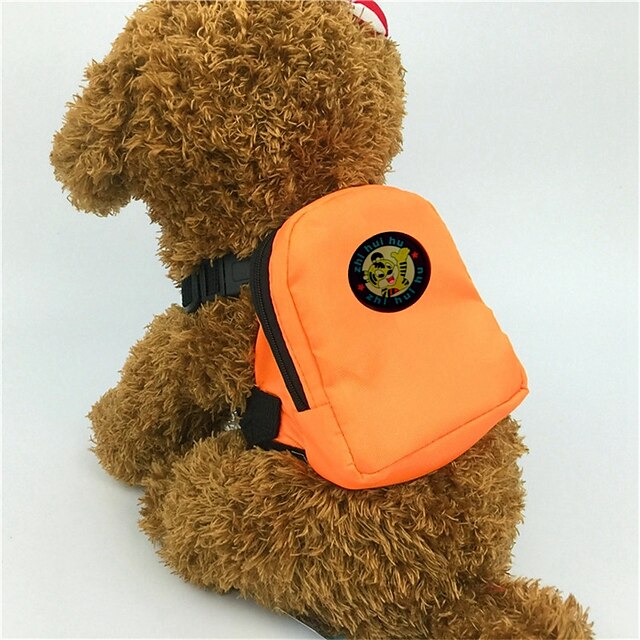 Toys & Hobbies Pet Supplies | Dog Cat Pets Carrier Bag Travel Backpack Mini Cute Solid Colored Animal Oxford Cloth Red Orange Gr