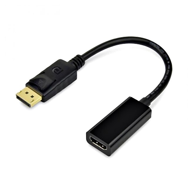  HDMI 2.0 Adapter Cable, HDMI 2.0 to Displayport Adapter Cable Male - Female 1080P Short(Under 20 cm)