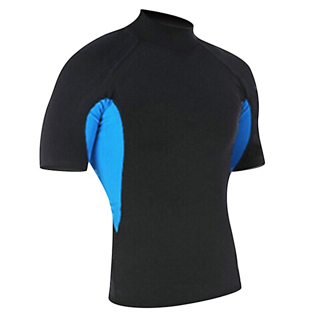  SBART Men's Rash Guard UV Sun Protection Breathable Quick Dry Short Sleeve Sun Shirt Swimming Surfing Beach Water Sports Fall Spring Summer / Lightweight