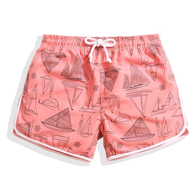  Para Meninas Calção de Banho / Shorts de Natação Á Prova-de-Chuva, Ultra Leve (UL), Secagem Rápida POLY / Elastano Roupa de Banho Roupa de Praia Bermuda de Surf / Calças Pintura Surfe / Praia