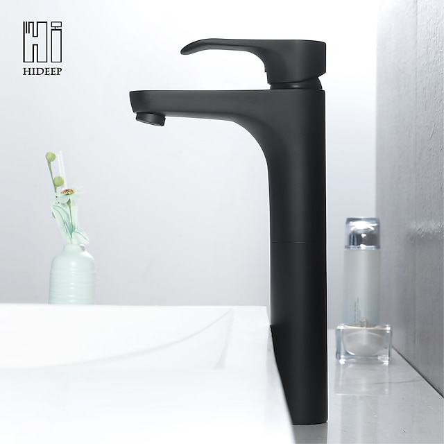  Lavandino rubinetto del bagno - Standard Nero Altro Una manopola Un foroBath Taps