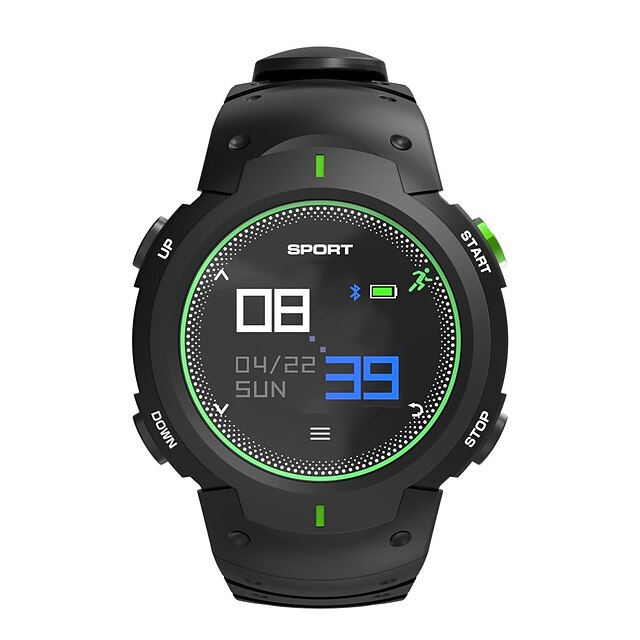  NO.1 F13 Smartwatch Android iOS Bluetooth Waterproof Touch Screen Heart Rate Monitor Blood Pressure Measurement Calories Burned Stopwatch Pedometer Call Reminder Activity Tracker Sleep Tracker