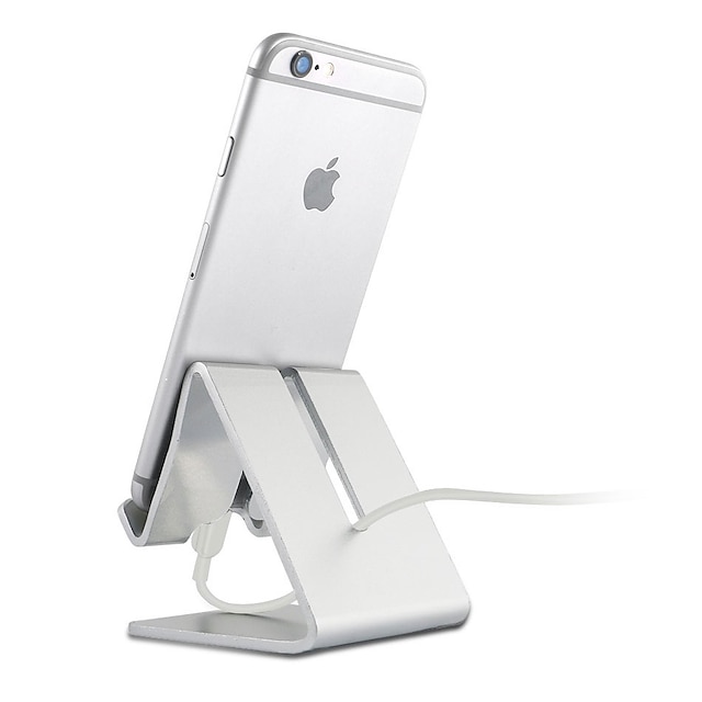 Phones & Accessories Phone Mounts & Holders | Desk Cell Phone Stand Holder Aluminum Phone Dock Cradle for iPhone 13 12 11 Pro Xs