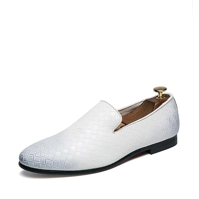 Men's Loafers & Slip-Ons Formal Shoes Plus Size Woven Shoes Comfort ...