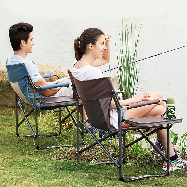  כסאות דיג כיסא קמפינג מתקפל נייד קל במיוחד (UL) מתקפל בַּד אלומיניום ל 1 אדם דיג קמפינג נסיעות סתיו אביב קפה