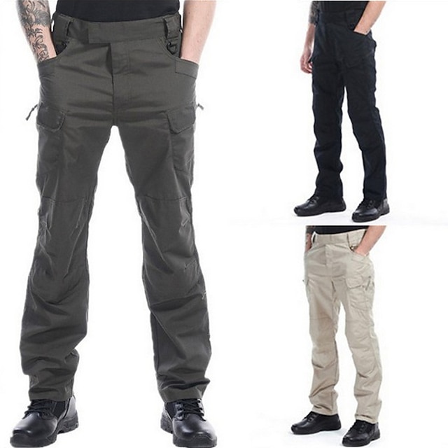  Men's Hiking Pants Trousers Hiking Cargo Pants Summer Outdoor Quick Dry Anatomic Design Wear Resistance Pants / Trousers Army Green Khaki Fishing Hiking Camping XS S M L XL