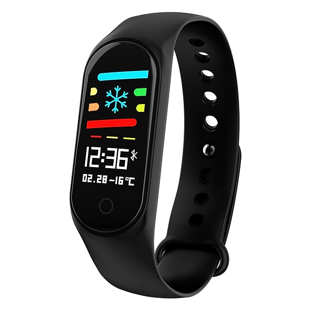  M3S Smart Wristband Bluetooth Fitness Tracker Support Notify/ Heart Rate Monitor Sports Waterproof Smartwatch Compatible with iPhone/ Samsung/ Android Phones