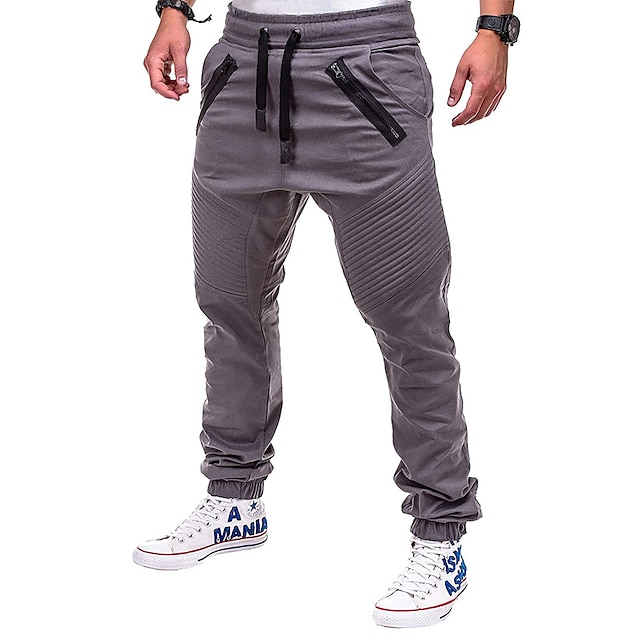 Men's Joggers Sweatpants Drawstring Beam Foot Pants / Trousers Thermal ...