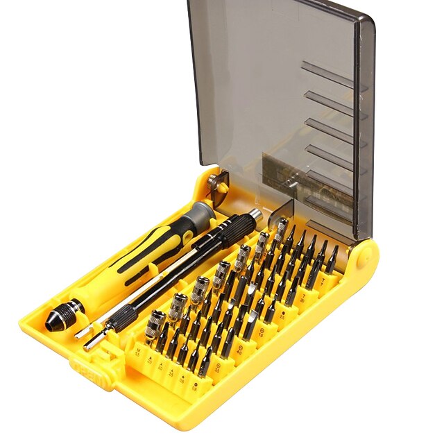  45 in 1 multi-function combination screwdriver mobile phone computer with precision repair and tear