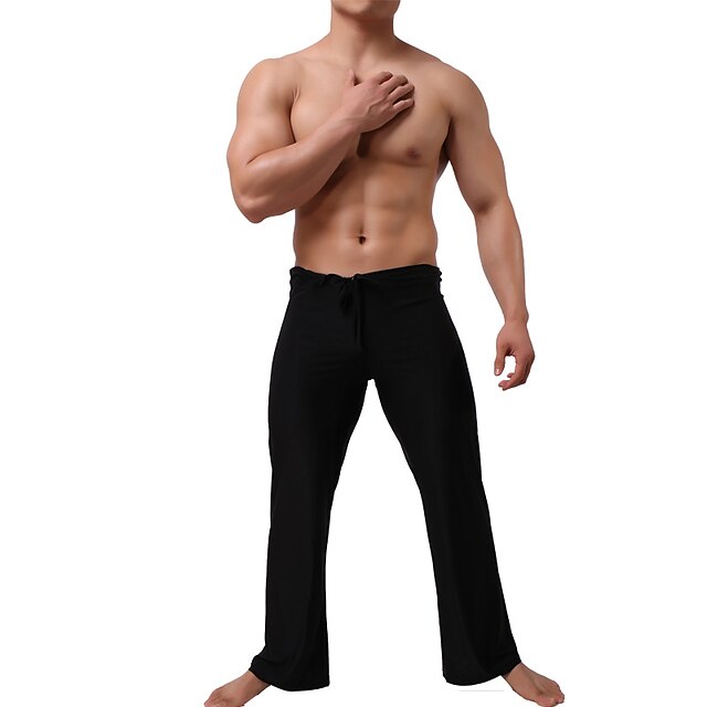 Men's Yoga Pants Drawstring Pants / Trousers Bottoms Quick Dry