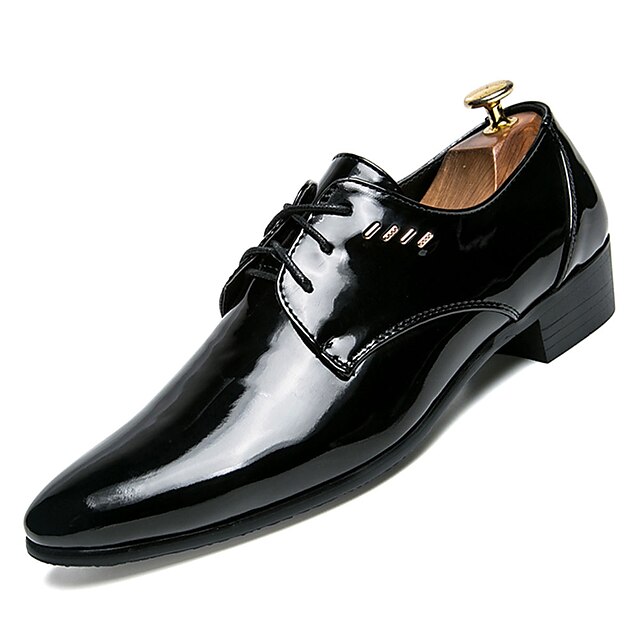  Men's Comfort Shoes Faux Leather / PU Fall Oxfords Black