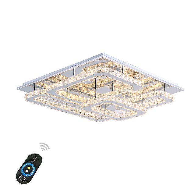  60cm(24 Inches) Kristal / LED Plafond Lampen Metaal Chroom Modern eigentijds 110-120V / 220-240V