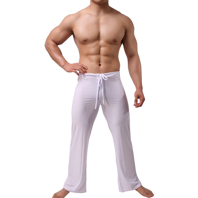 Men's Yoga Pants Drawstring Pants / Trousers Bottoms Quick Dry