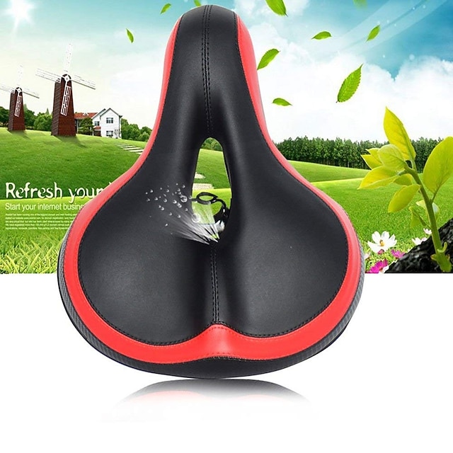 Most Comfortable Bicycle Seat, Bike Seat Replacement with Dual Shock