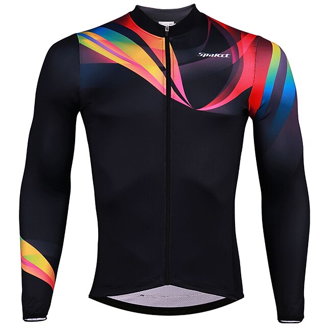 SPAKCT Men's Long Sleeve Cycling Jersey 