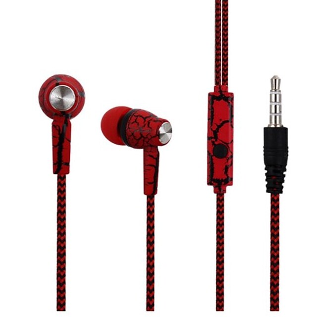  COOLHILLS S-9 Kablet In-ear Eeadphone Ledning Stereo Med volumenkontrol Mobiltelefon