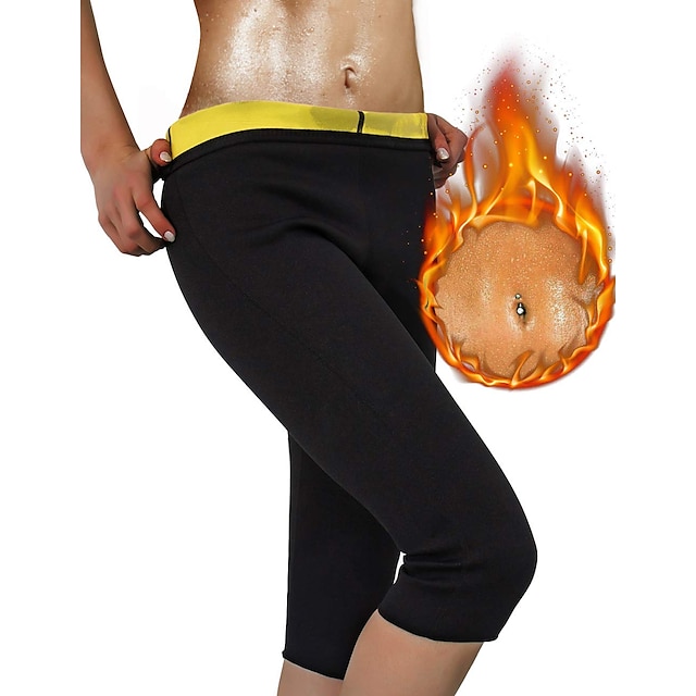  Body Shaper Pantaloni de subțiat Capris Leggings Sport neopren Yoga Exerciții și fitness Bikram Elastic Pantalon Atractiv Controlul abdomenului Pierdere în greutate Arzător de grăsime de burtă Pentru