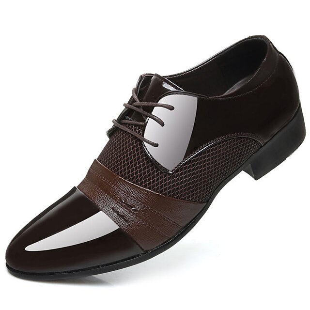  Miesten Oxford-kengät Muodolliset kengät Liiketoiminta Päivittäin Toimisto & ura PU Musta Ruskea Kevät