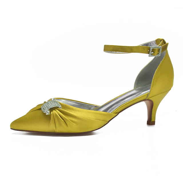 Women's Wedding Shoes Pumps Dress Shoes D'Orsay & Two-Piece Ankle Strap ...