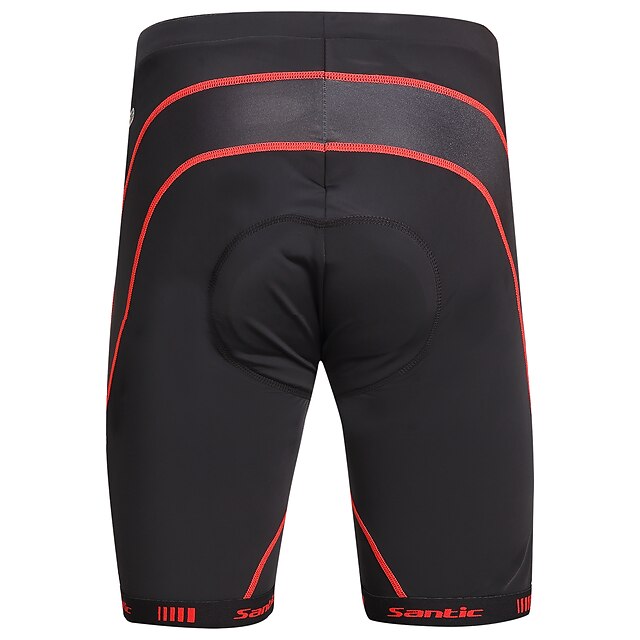  Per uomo Pantaloncini da bici Pantaloncini imbottiti da ciclismo Bicicletta Pantaloncini / Cosciali Pantaloncini Ciclismo da montagna Cicismo su strada Gli sport Strisce Nero Pad 3D Traspirante