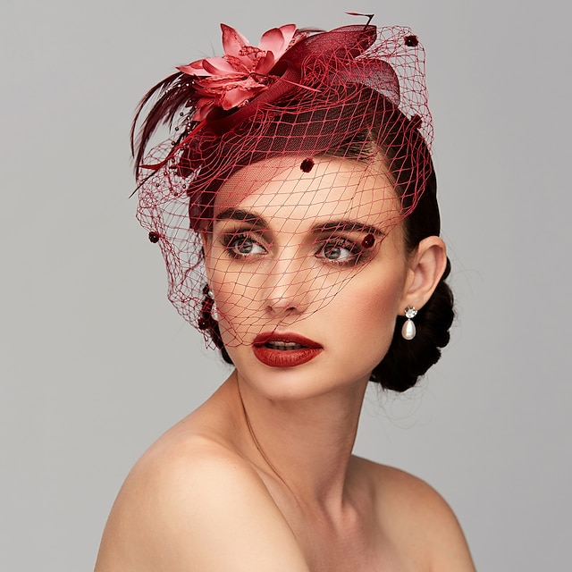 Zando 2025 Mesh Kentucky Derby Fascinators Hats For Women One